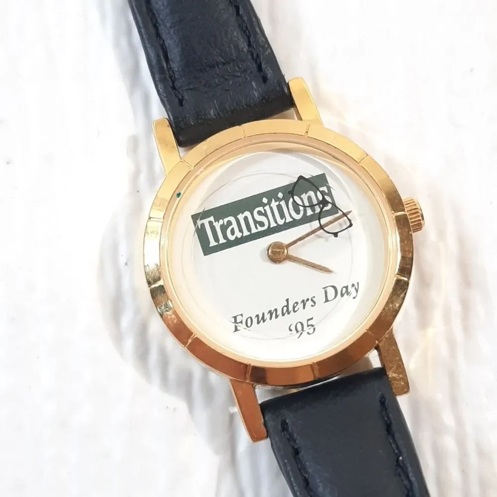 Transitions lenses Founder's Day '95 watch wristwatch 1995‎ optometrist promo